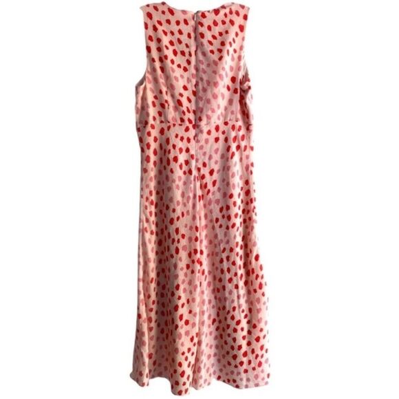 BCBG Pink & Red Pastel Polka Dot Dress sz 10 - Picture 3 of 7